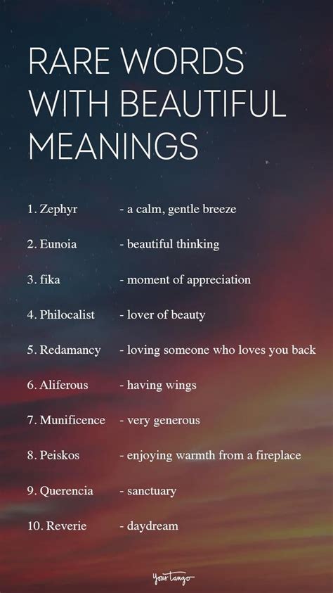 rare words with beautiful meanings|Iba pa.